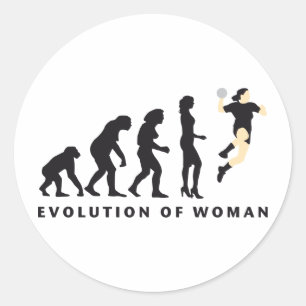 Adesivo Redondo evolution female handball