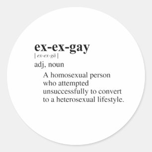 ADESIVO REDONDO EX-EX-GAY