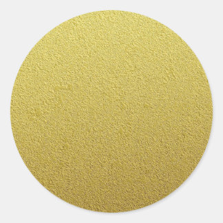 Adesivo Redondo Exame de Folha de Ouro Texturizada