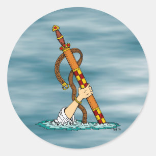 Adesivo Redondo Excalibur