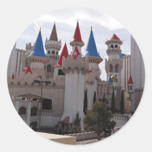 Adesivo Redondo Excalibur Hotel #1-2 Stickers