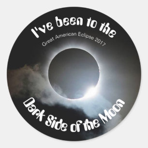 Adesivo Redondo Excelente American Eclipse Sticker