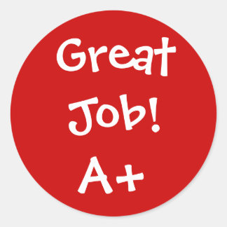 Adesivo Redondo Excelente Cargo A+ Sticker