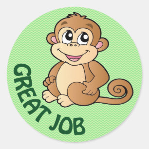 Adesivo Redondo Excelente Job Student Sticker 1½ polegada (folha d