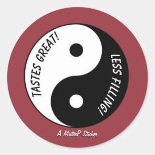 Adesivo Redondo Excelente/Menos enchimento - Um MisterP Sticker