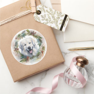 Adesivo Redondo Excelente Pirenéus Fúria Festiva Fúria Fúria