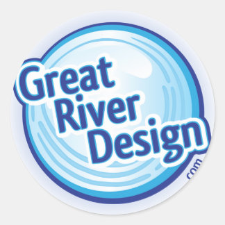 Adesivo Redondo Excelente River Design.com