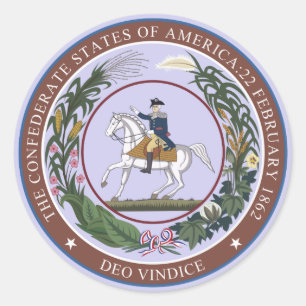 ADESIVO REDONDO EXCELENTE SEAL DA CONFEDERAÇÃO