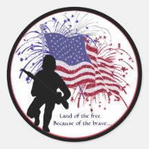 Excelente suporte para nossa Tropas Sticker Segund