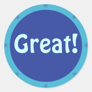 Adesivo Redondo Excelente - Teacher Sticker Series