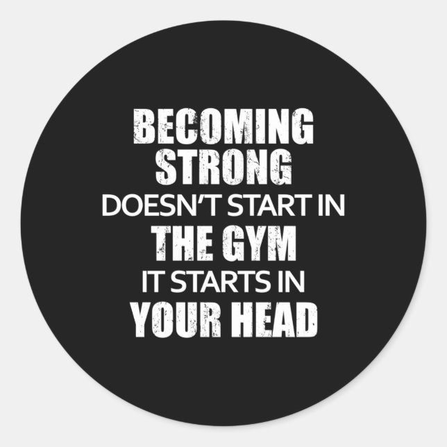 Adesivo Redondo Exercício de ginástica malhação Esportes Esportivo (Frente)