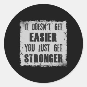 Adesivo Redondo Exercício de Malhação Ginásio Esportivo Engra