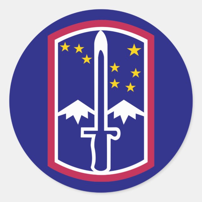 Adesivo Redondo Exército 172ª Brigada de Infantaria (Frente)