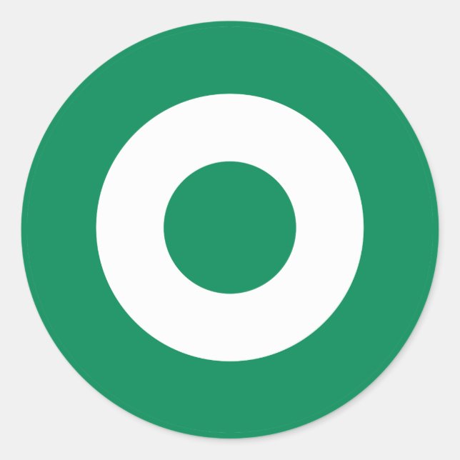 Adesivo Redondo Exército militar símbolo de bandeira nacional da N (Frente)