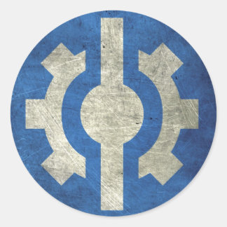 Adesivo Redondo Exército o aço autocolante (de 20 peças)