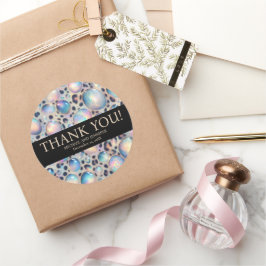 Adesivo Redondo Exotic Posh Wedding Stickers