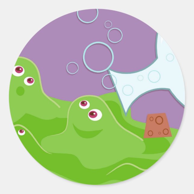 Adesivo Redondo Experiência (Frente)