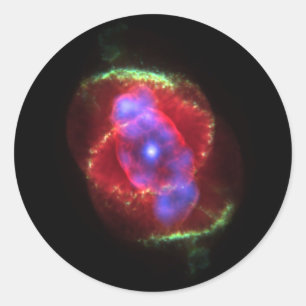 Adesivo Redondo exploração do espaço exterior nebulosa nasa astron