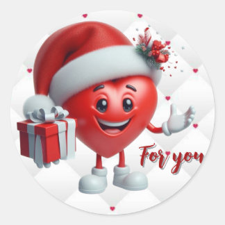 Adesivo Redondo Express your affection effortlessly.