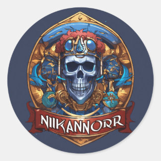 Adesivo Redondo "Expresse-Se Adhesitante: O Vestido