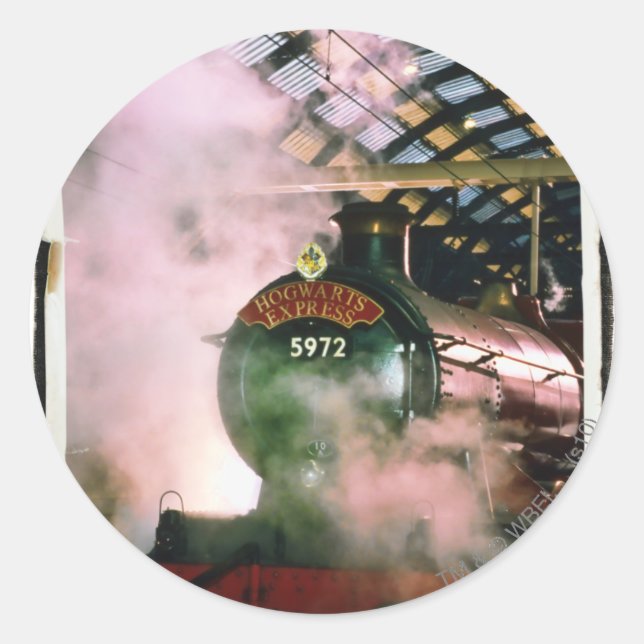 Adesivo Redondo Expresso de Hogwarts (Frente)