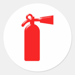Adesivo Redondo Extintor fire extinguisher
