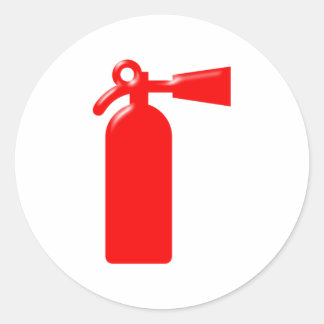 Adesivo Redondo Extintor fire extinguisher