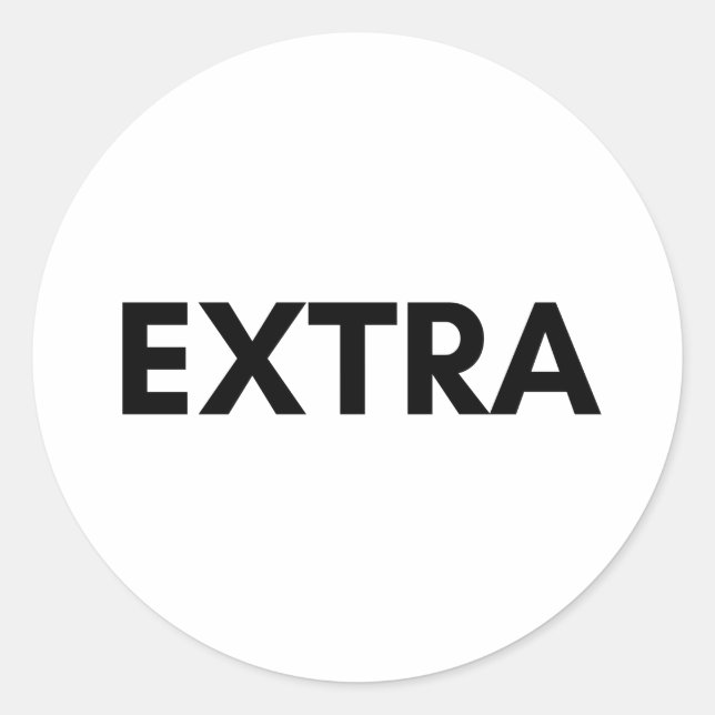 Adesivo Redondo extra (Frente)