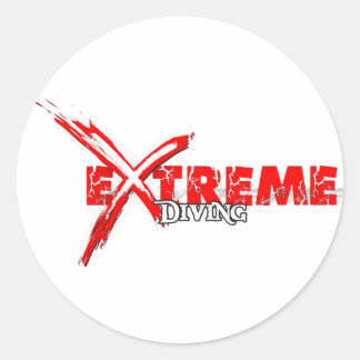 Adesivo Redondo Extreme Diver