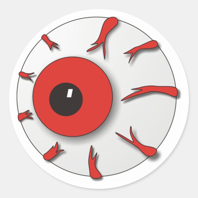 Adesivo Redondo EyeBall Sticker (Frente)