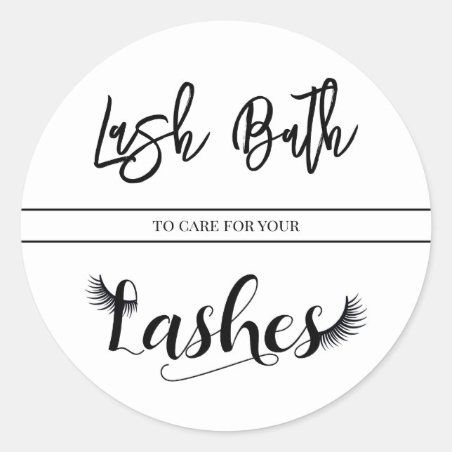 Adesivo Redondo Eyelash Cleanser Lashes Lash Extensões Banho (Frente)