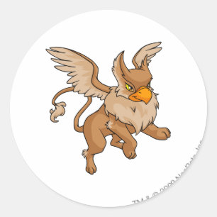 Adesivo Redondo Eyrie Brown