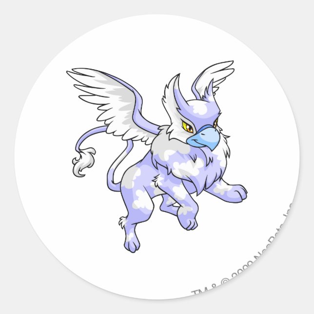 Adesivo Redondo Eyrie Cloud (Frente)