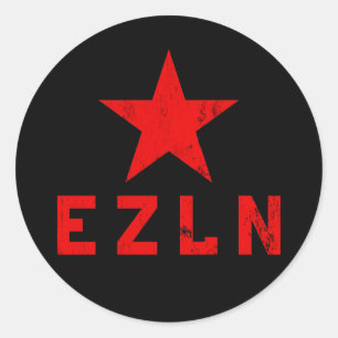 Adesivo Redondo EZLN - Ejército Zapatista de Liberación Nacional