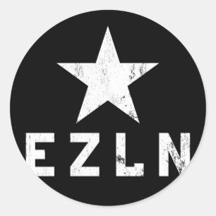 Adesivo Redondo EZLN Zapatista Sticker