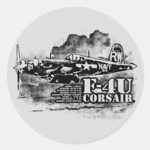 ADESIVO REDONDO F4U CORSAIR