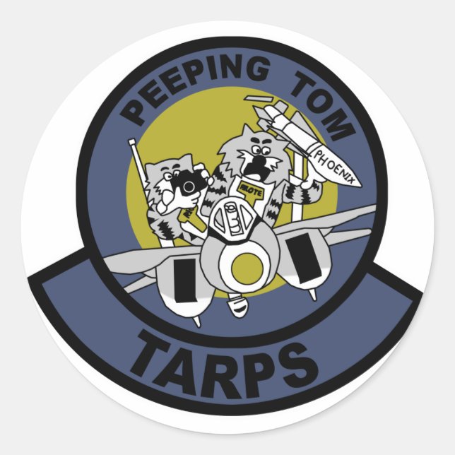 Adesivo Redondo F-14 Tomcat (Frente)