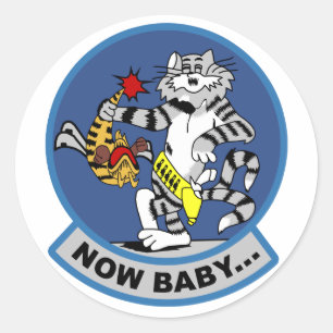 Adesivo Redondo F-14 Tomcat