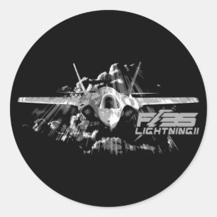 Adesivo Redondo F-35 Lightning II Classic Round Sticker