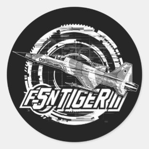 Adesivo Redondo F-5N Tigre II