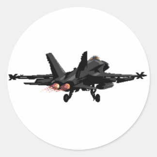 Adesivo Redondo F/A-18 Autocolantes de combate com cavalos