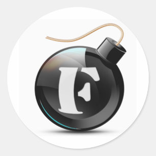 Adesivo Redondo F-bomba