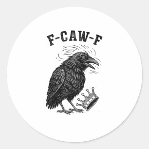 Adesivo Redondo F Caw F Sem Reis Na América Estilo Criativo