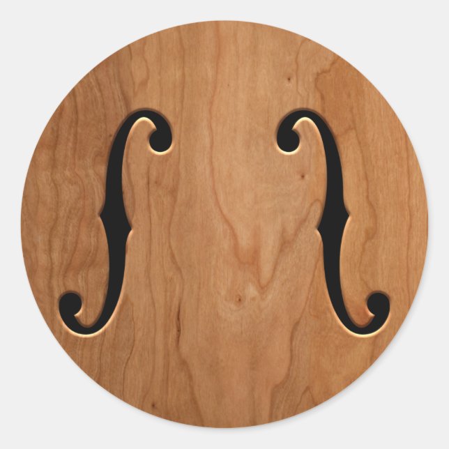 Adesivo Redondo F-Holes - wg (Frente)