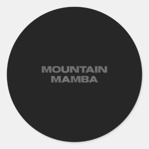 Adesivo Redondo fã de basquete de Utah mountain mamba 