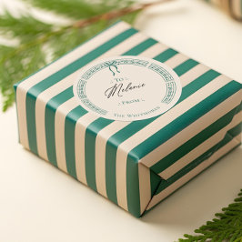 Adesivo Redondo Fa La Vintage Sheet Music Personalizada De