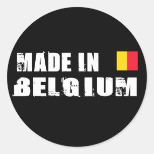 Adesivo Redondo Fabricado na Bélgica