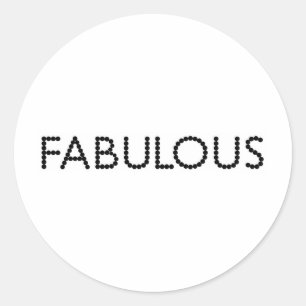Adesivo Redondo Fabuloso