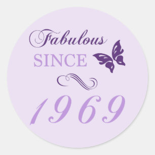 Adesivo Redondo Fabuloso Desde 1969