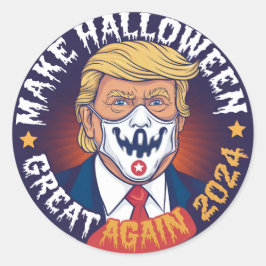 Adesivo Redondo Faça o Excelente do Halloween de novo adesivo:Insp